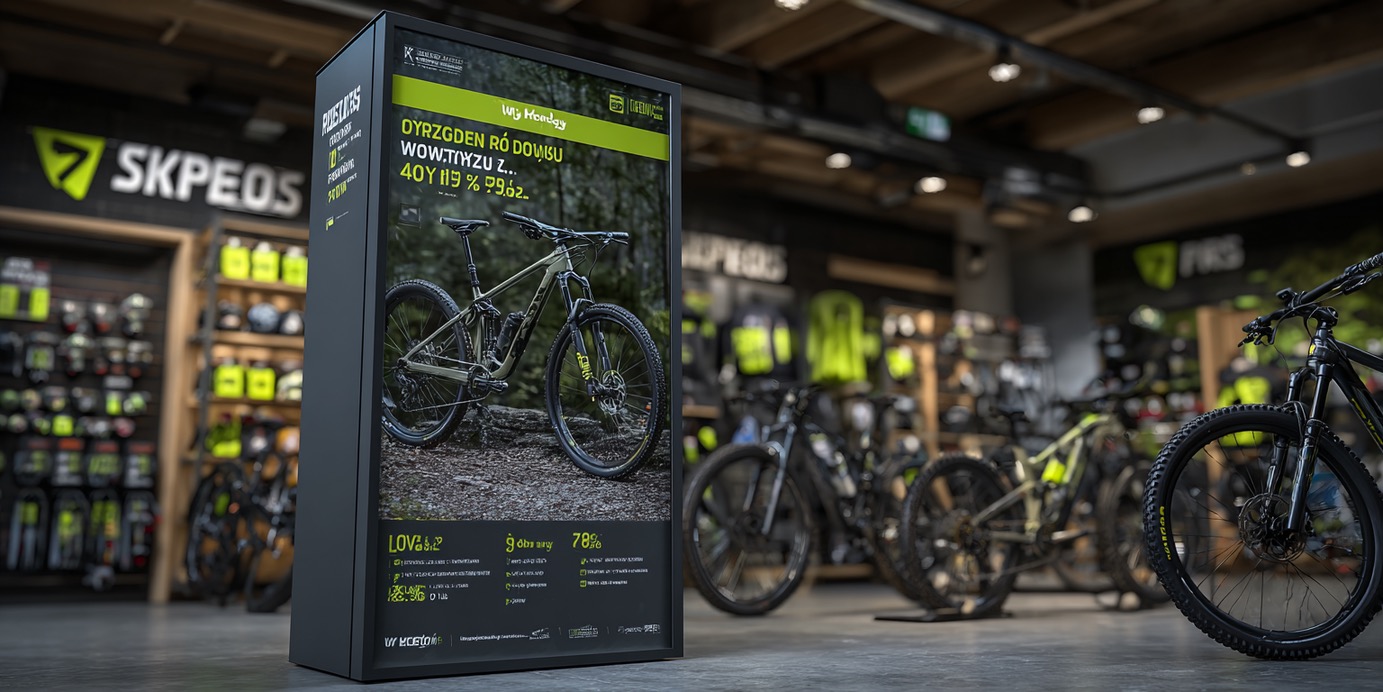 Kiosk świetlny w gabinecie dentystycznym